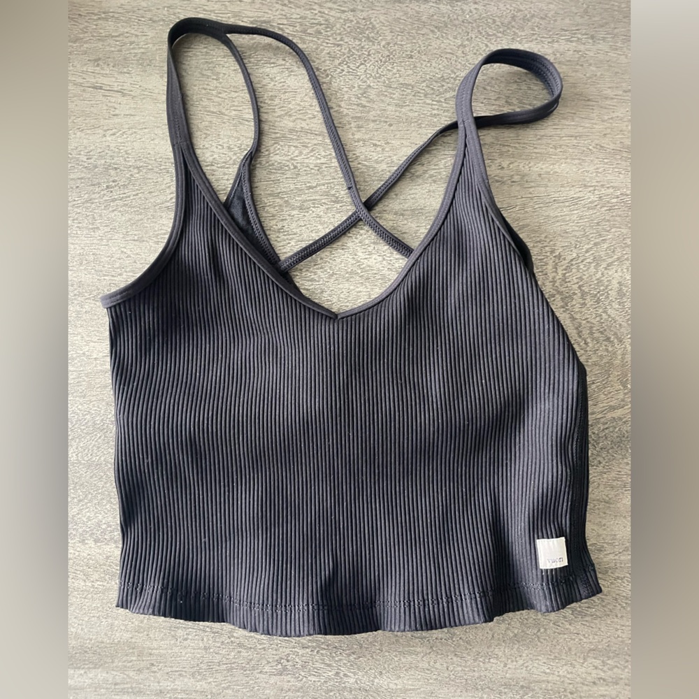 Vuori Cropped Rib Tank Medium